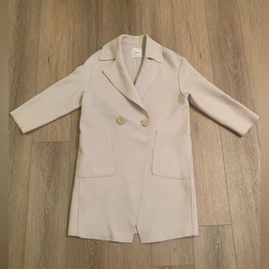 Mango Light Coat Beige XS loose fit